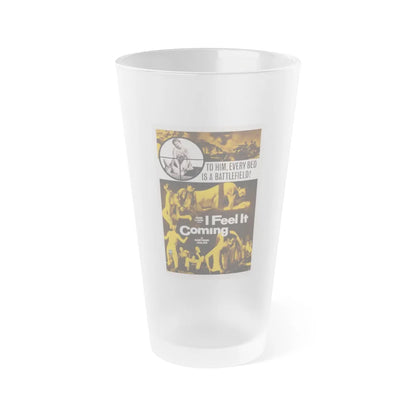 I FEEL IT COMING 1971 Movie Poster - Frosted Pint Glass 16oz-16oz-Frosted-Go Mug Yourself