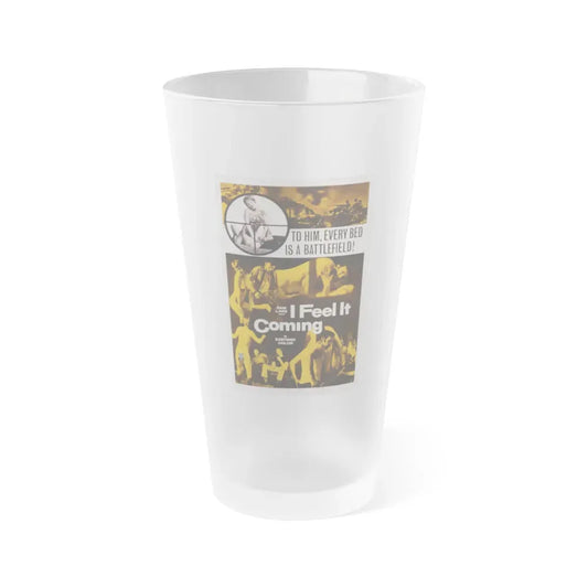 I FEEL IT COMING 1971 Movie Poster - Frosted Pint Glass 16oz 16oz Frosted - Go Mug Yourself