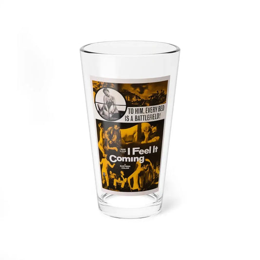 I FEEL IT COMING 1971 Movie Poster - Pint Glass 16oz 16oz - Go Mug Yourself