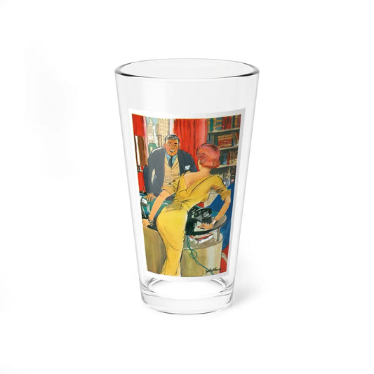 I feel it only fair to warn you, Miss Bowen, Esquire 1954 - Pint Glass 16oz-16oz-Go Mug Yourself