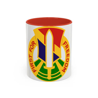 I Field Force Vietnam 2 (U.S. Army) Accent Coffee Mug 11oz Red - Go Mug Yourself