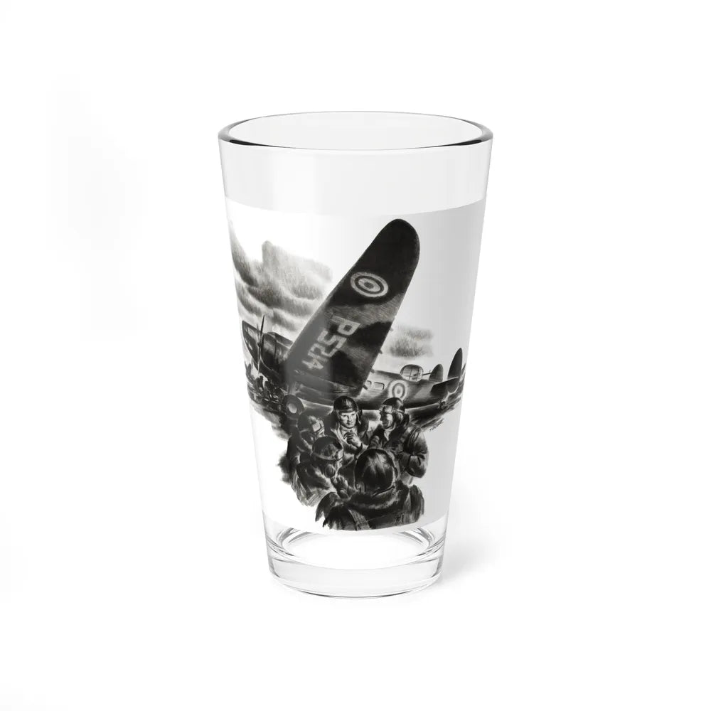 I Flew Into Battle In A British Bomber, Liberty magazine, November 30, 1940 - Pint Glass 16oz-16oz-Go Mug Yourself