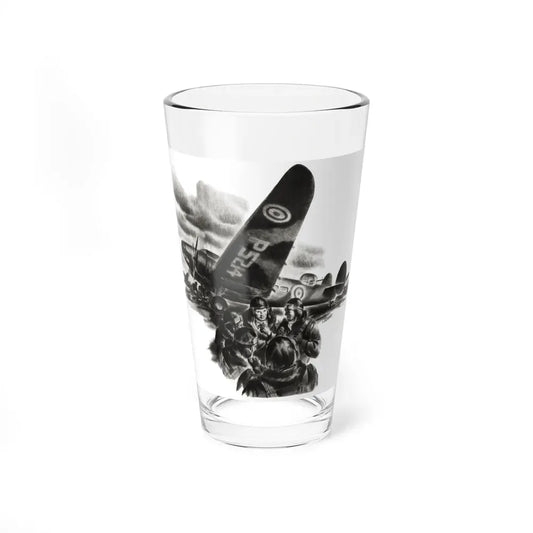 I Flew Into Battle In A British Bomber, Liberty magazine, November 30, 1940 - Pint Glass 16oz 16oz - Go Mug Yourself