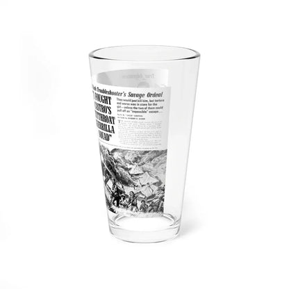 I Fought Castro's Cutthroat Guerrilla Squad, For Men Only, April 1970 - Pint Glass 16oz - Go Mug Yourself