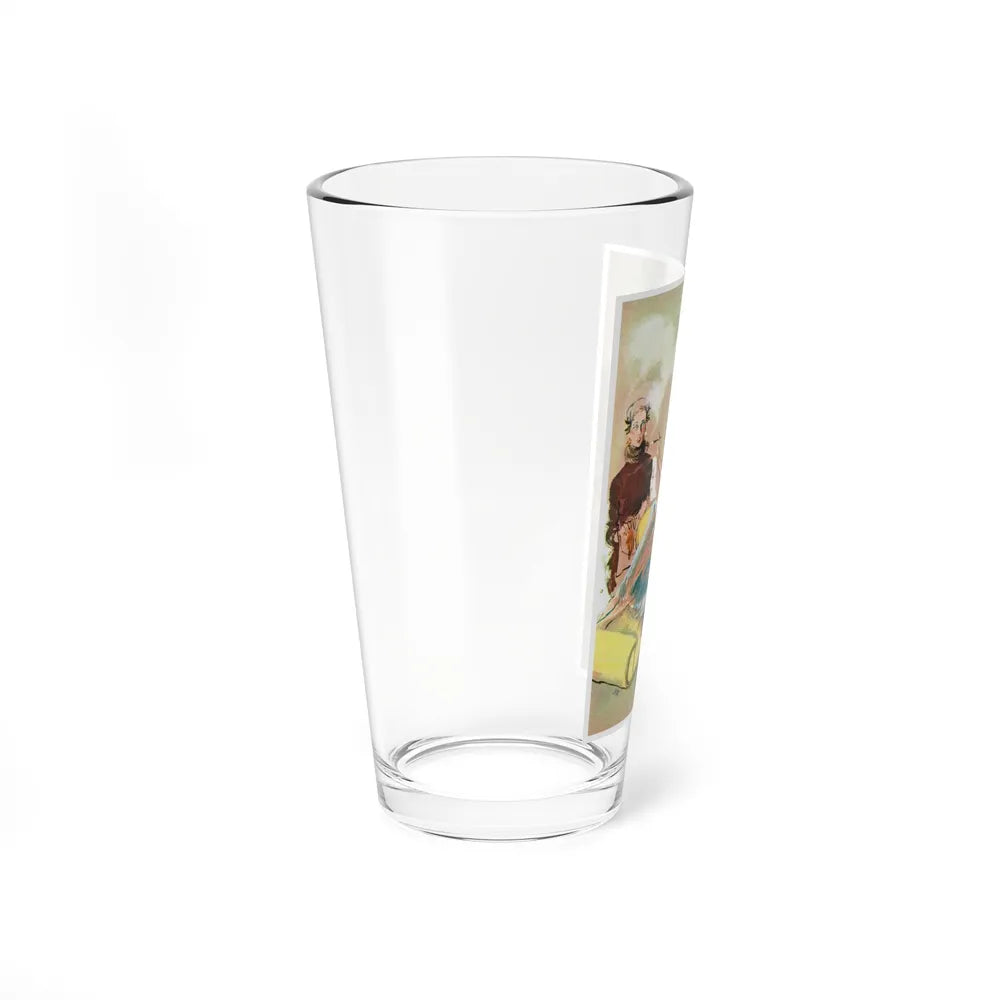 I guess I'll always love Michael, Esquire Illustration, 1954 - Pint Glass 16oz-Go Mug Yourself