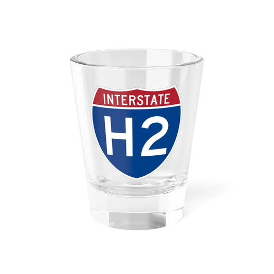 I-H2 (Hawaii) (Road Sign) Shot Glass 1.5oz 1.5oz - Go Mug Yourself