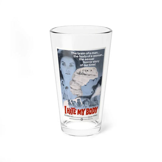 I HATE MY BODY 1974 Movie Poster - Pint Glass 16oz 16oz - Go Mug Yourself