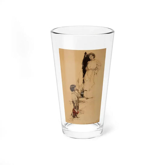 I is Toddie, By Paths of Flame story illustration, Collier's Weekly, January 29, 1905 - Pint Glass 16oz 16oz - Go Mug Yourself