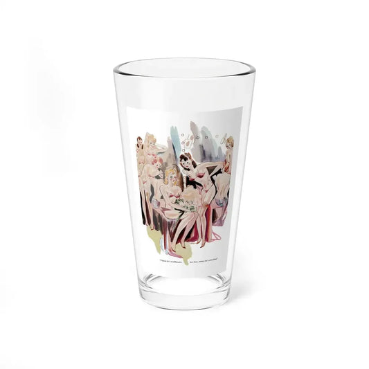 I know he's a millionare but then, Esquire magazine, Autumn 1933 - Pint Glass 16oz 16oz - Go Mug Yourself