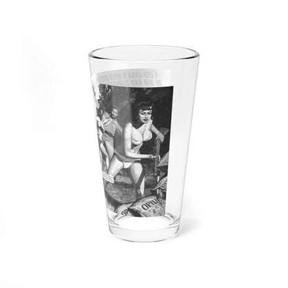 I Led Cuba's Wild Sisters Of Sin And Slaughter, New Man, June 1970 - Pint Glass 16oz-Go Mug Yourself