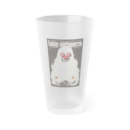 I LIKE BATS 1986 Movie Poster - Frosted Pint Glass 16oz-16oz-Frosted-Go Mug Yourself