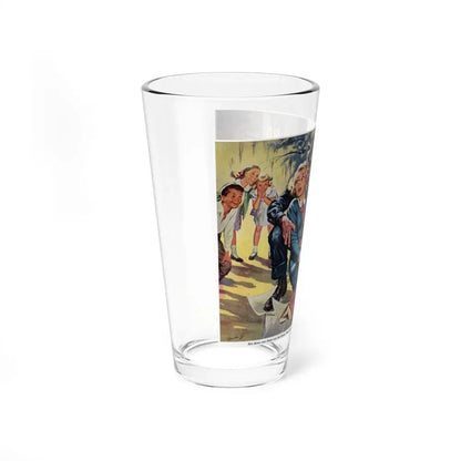 I Love Teacher, Saturday Evening Post, January 2, 1954 - Pint Glass 16oz - Go Mug Yourself