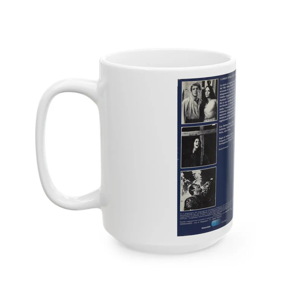 I LUNGHI CAPELLI DELLA MORTE (VHS COVER) - White Coffee Mug-Go Mug Yourself