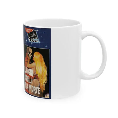 I LUNGHI CAPELLI DELLA MORTE (VHS COVER) - White Coffee Mug - Go Mug Yourself
