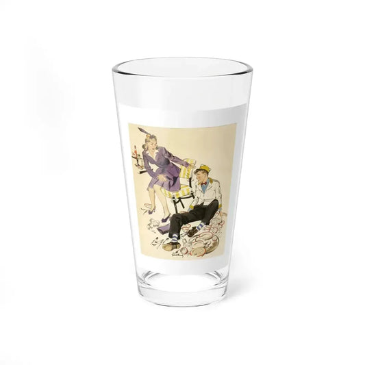 I'm a Lucky Guy, American Magazine, June 1942 - Pint Glass 16oz 16oz - Go Mug Yourself