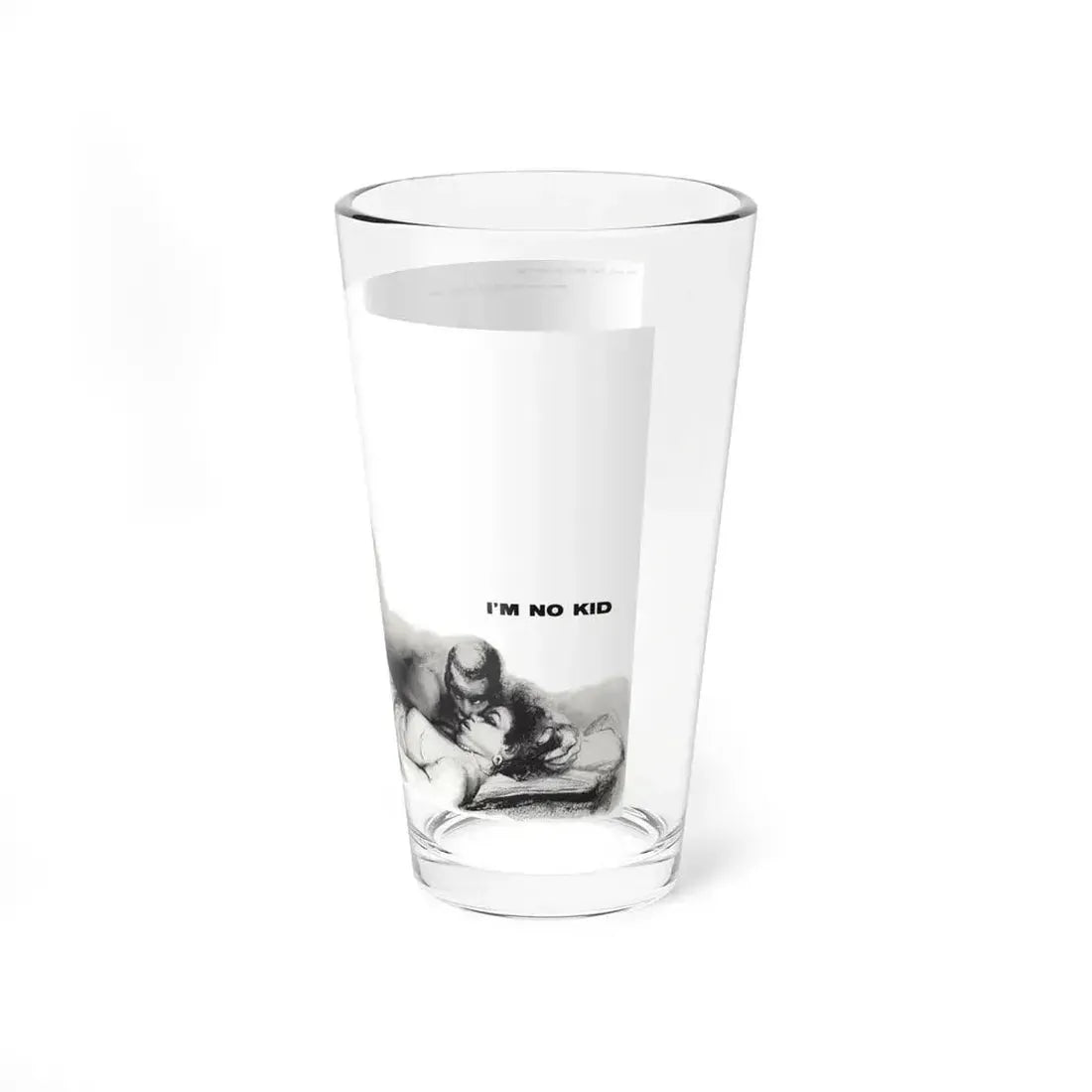 I'm No Kid, Nugget magazine, February 1956 - Pint Glass 16oz - Go Mug Yourself