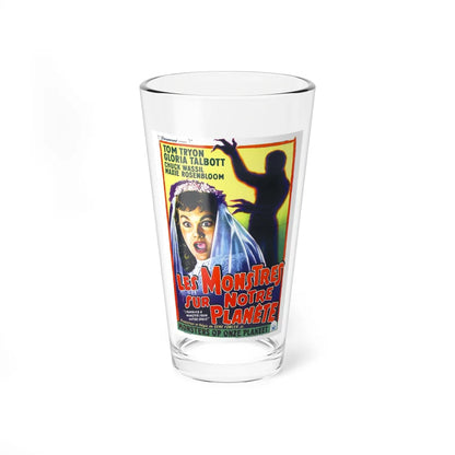 I MARRIED A MONSTER FROM OUTER SPACE (belgian) 1958 Movie Poster - Pint Glass 16oz-16oz-Go Mug Yourself