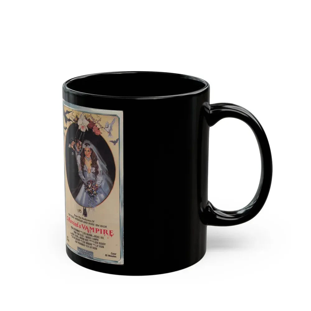 I MARRIED A VAMPIRE (VHS COVER) - Black Coffee Mug - Go Mug Yourself