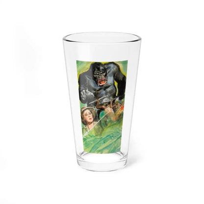 I Married Adventure, movie poster illustrations (1) - Pint Glass 16oz 16oz - Go Mug Yourself