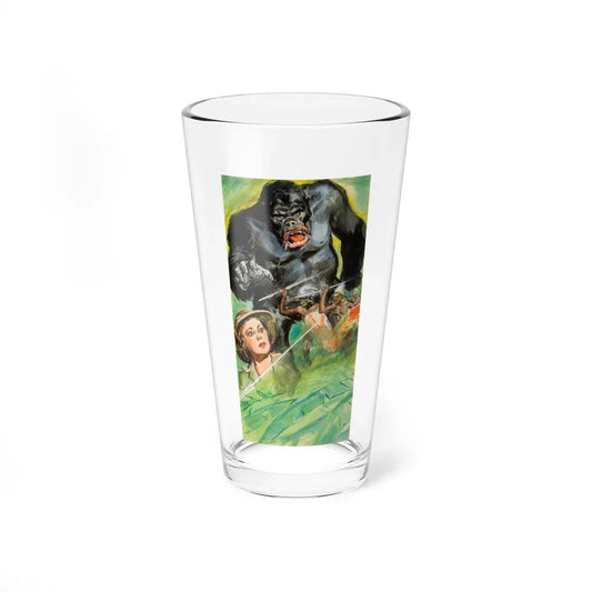 I Married Adventure, movie poster illustrations (1) - Pint Glass 16oz 16oz - Go Mug Yourself