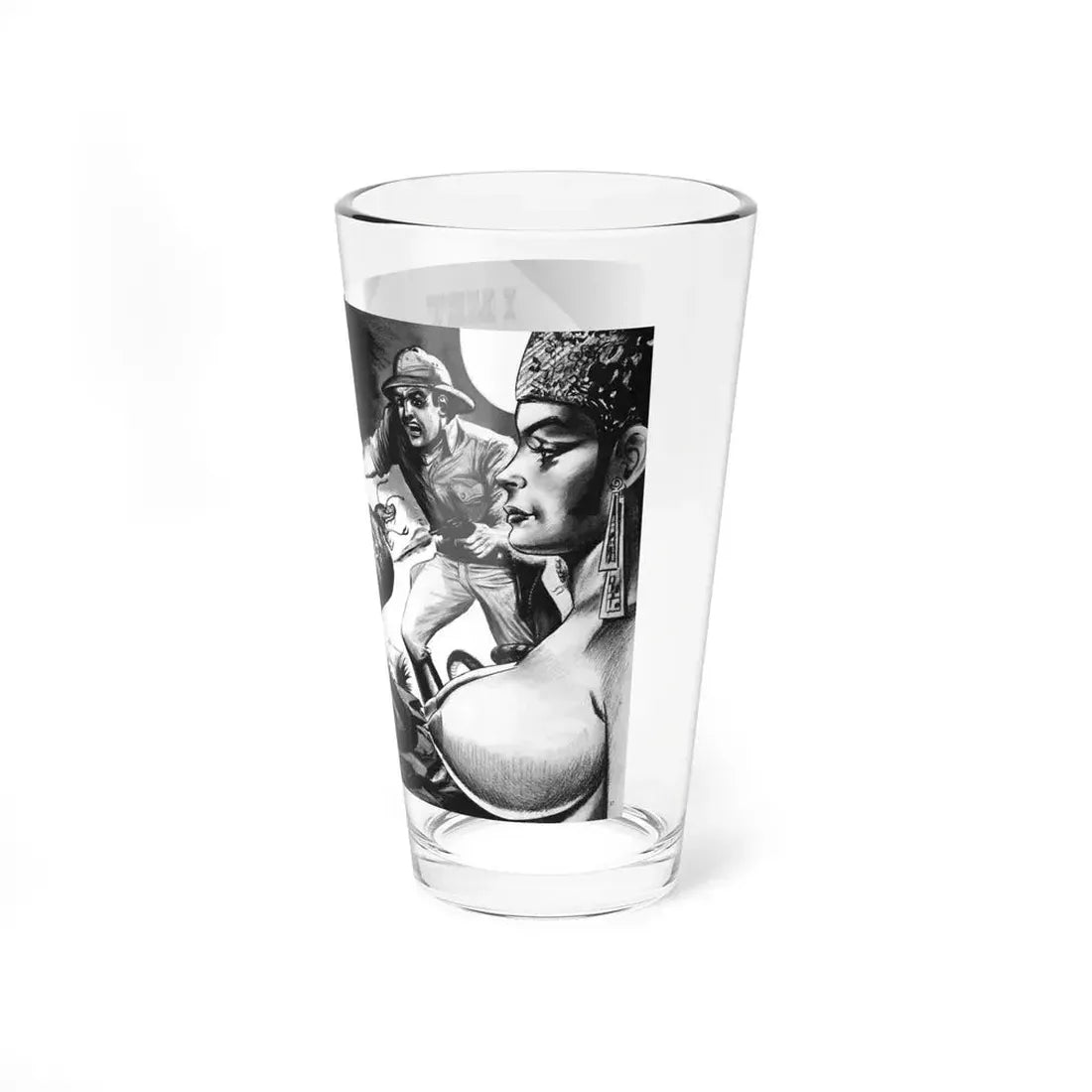 I Met Cleopatra's Killer, Jaguar magazine, June 1969 - Pint Glass 16oz - Go Mug Yourself