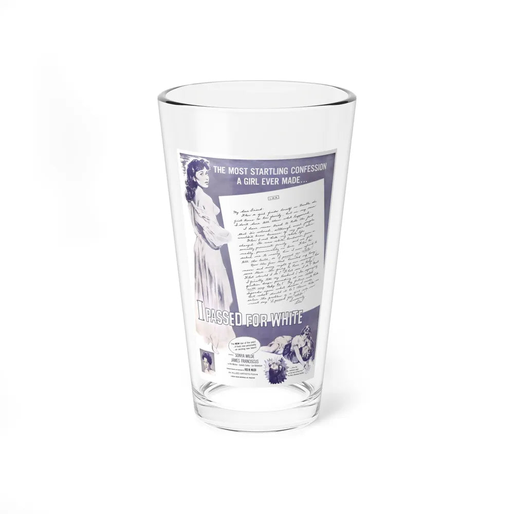 I PASSED FOR WHITE (2) 1960 Movie Poster - Pint Glass 16oz-16oz-Go Mug Yourself