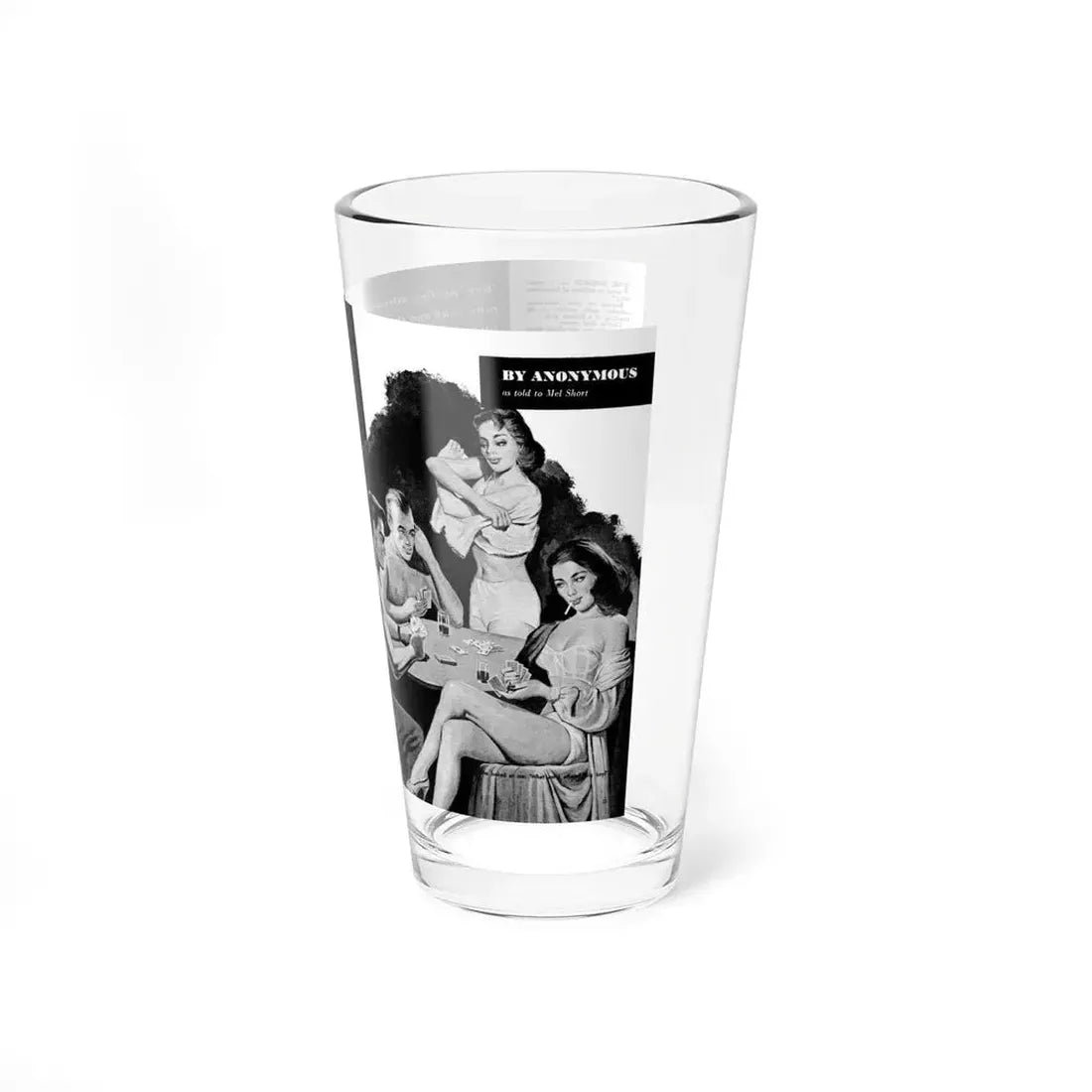 I Played Suburbia's Newest Sex Game, Rage For Men, December 1956 - Pint Glass 16oz - Go Mug Yourself