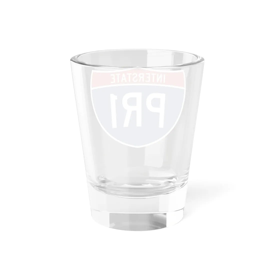 I-PR1 (Puerto Rico) (Road Sign) Shot Glass 1.5oz - Go Mug Yourself