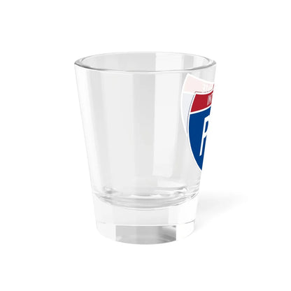 I-PR1 (Puerto Rico) (Road Sign) Shot Glass 1.5oz - Go Mug Yourself