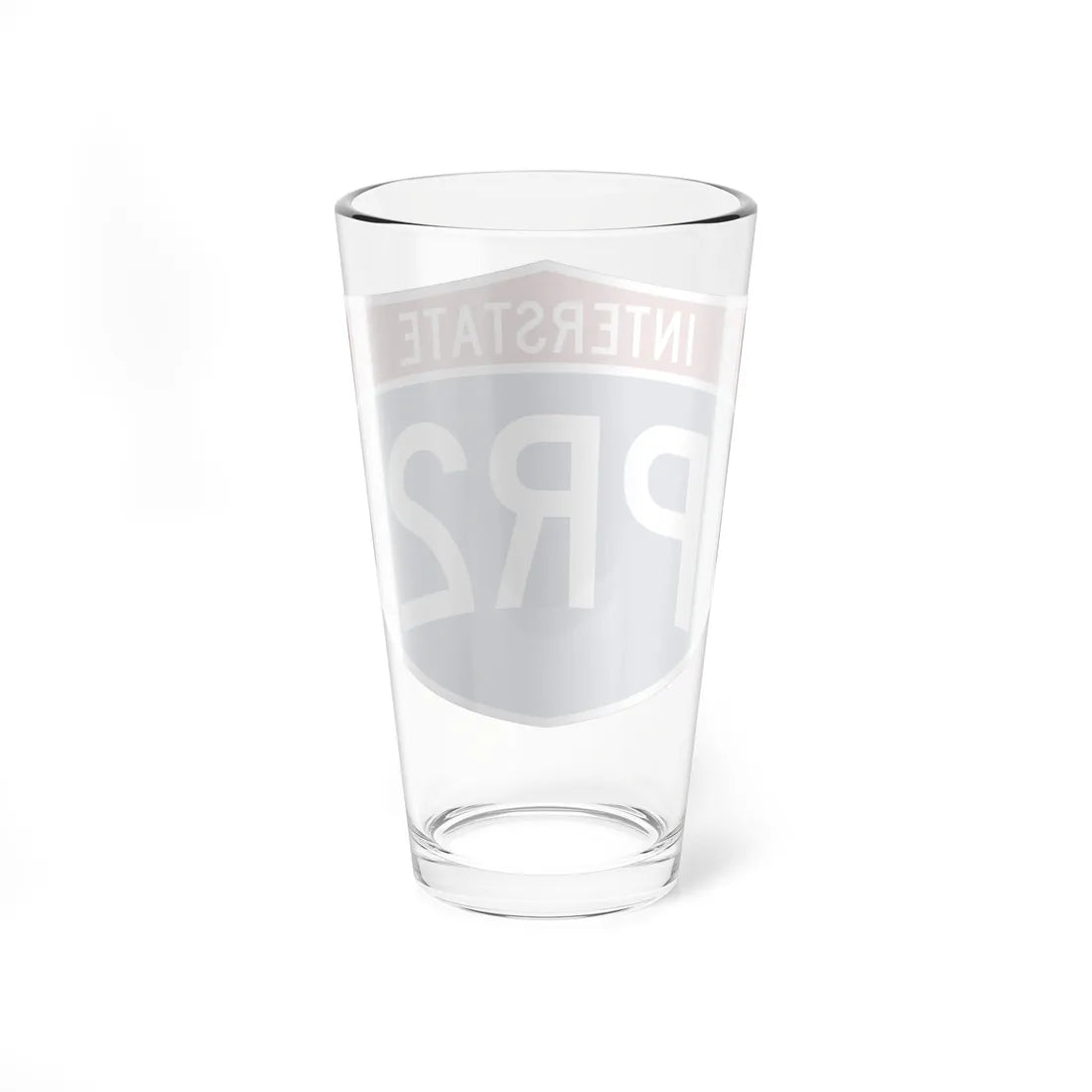 I-PR2 (Puerto Rico) (Road Sign) Pint Glss 16oz - Go Mug Yourself