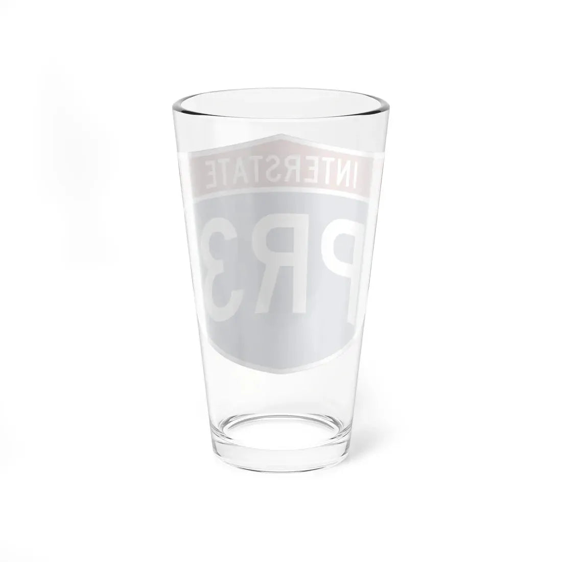 I-PR3 (Puerto Rico) (Road Sign) Pint Glass 16oz - Go Mug Yourself