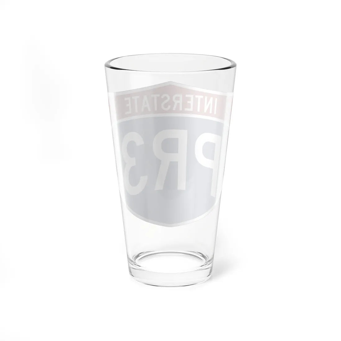 I-PR3 (Puerto Rico) (Road Sign) Pint Glss 16oz - Go Mug Yourself