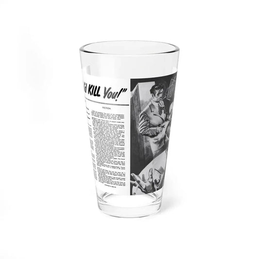 I Said I'd Kill You, Man to Man, June 1952 - Pint Glass 16oz 16oz - Go Mug Yourself