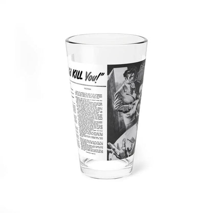 I Said I'd Kill You, Man to Man, June 1952 - Pint Glass 16oz 16oz - Go Mug Yourself