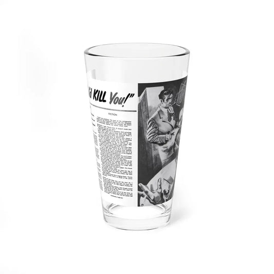 I Said I'd Kill You, Man to Man, June 1952 - Pint Glass 16oz 16oz - Go Mug Yourself