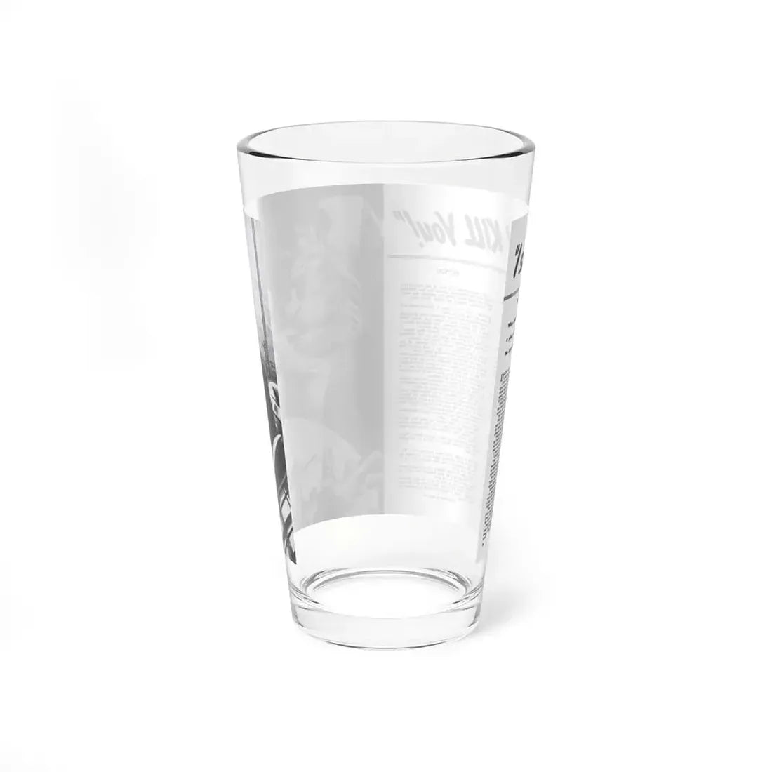I Said I'd Kill You, Man to Man, June 1952 - Pint Glass 16oz - Go Mug Yourself