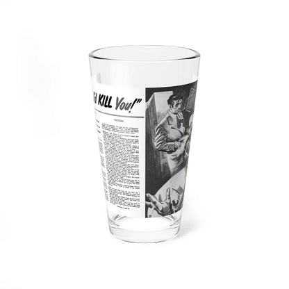 I Said I'd Kill You, Man to Man, June 1952 - Pint Glass 16oz-16oz-Go Mug Yourself