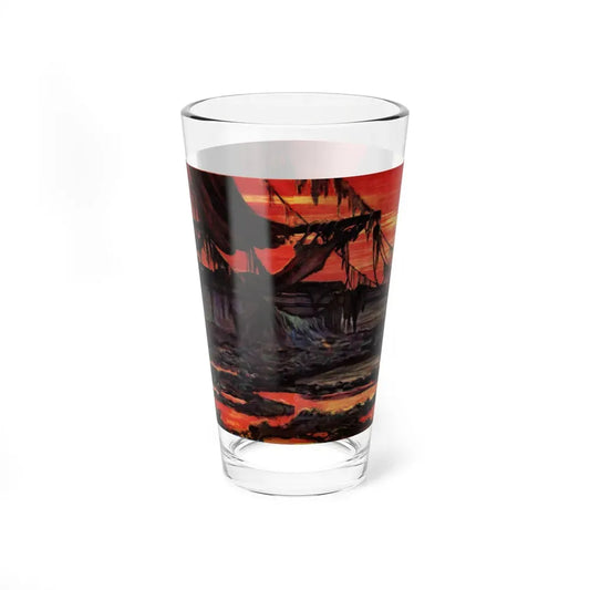 I Sailed Through Hell, Argosy, March 1950 - Pint Glass 16oz 16oz - Go Mug Yourself
