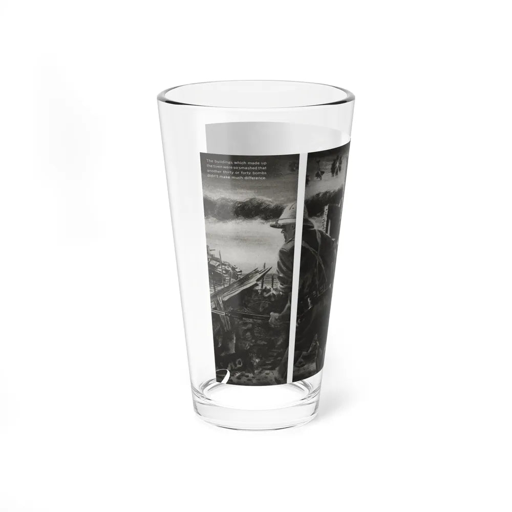 I Saw The Blitzkrieg Stopped at Tobruk, Liberty magazine, June 21, 1941 - Pint Glass 16oz-Go Mug Yourself