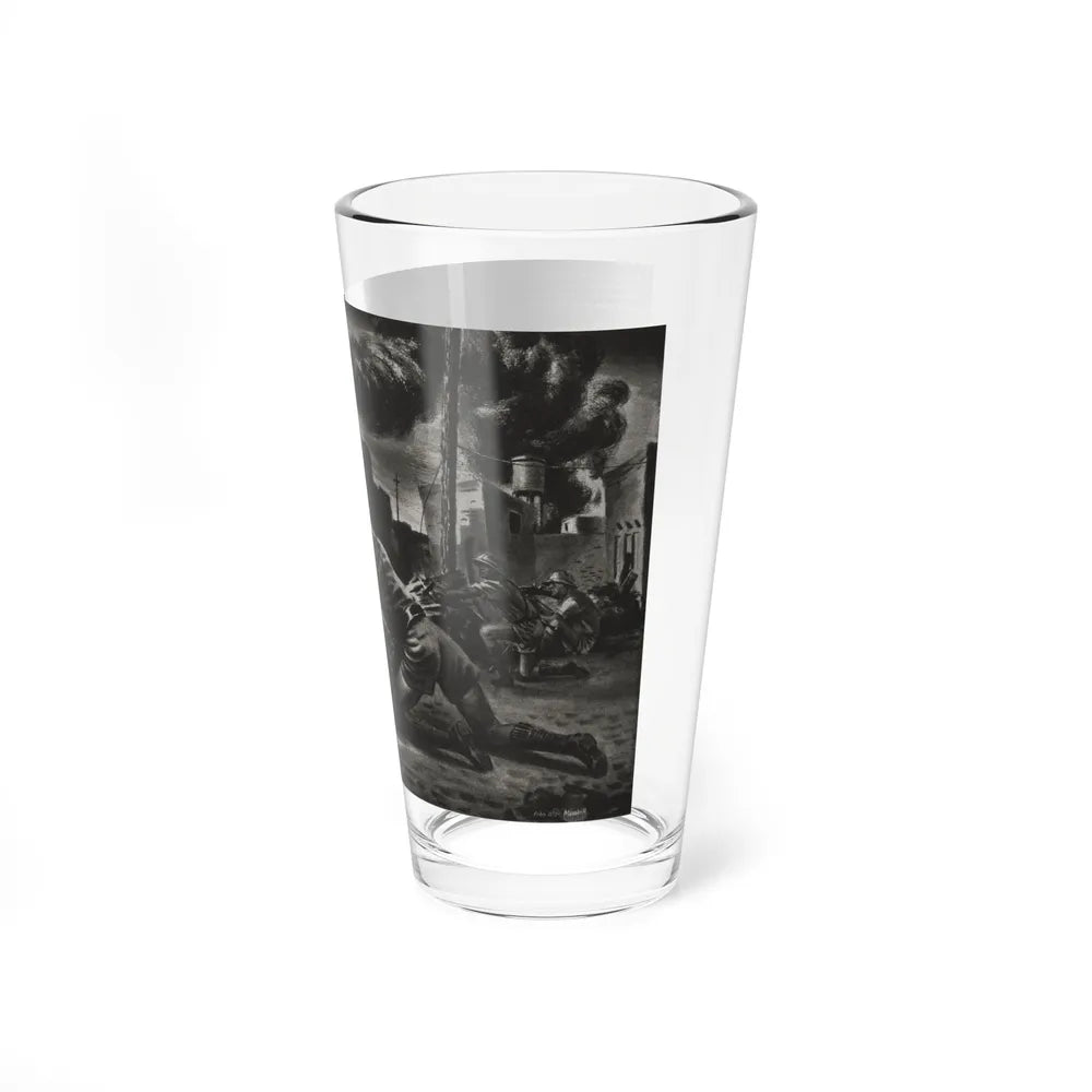 I Saw The Blitzkrieg Stopped at Tobruk, Liberty magazine, June 21, 1941 - Pint Glass 16oz-Go Mug Yourself