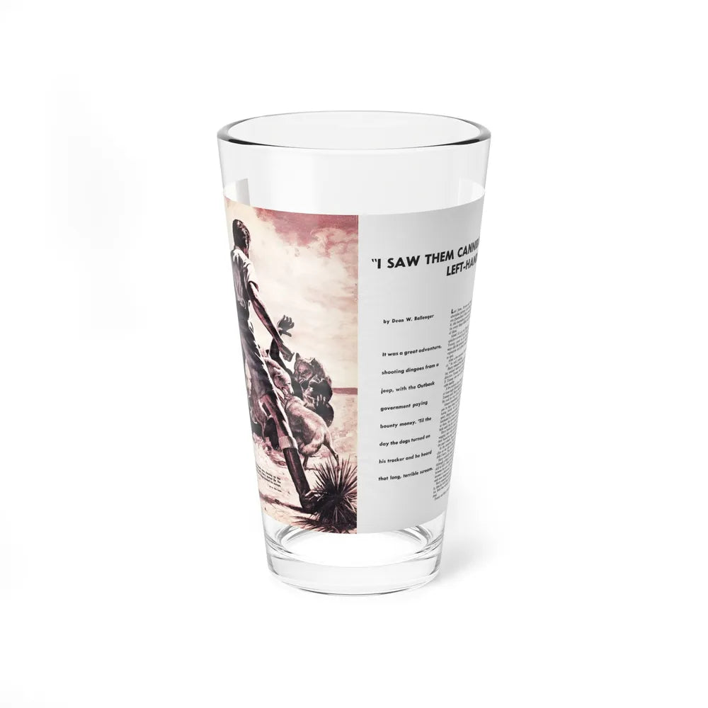 I Saw Them Cannibalize Left-Hand Tommy, For Men Only, March 1959 - Pint Glass 16oz-16oz-Go Mug Yourself