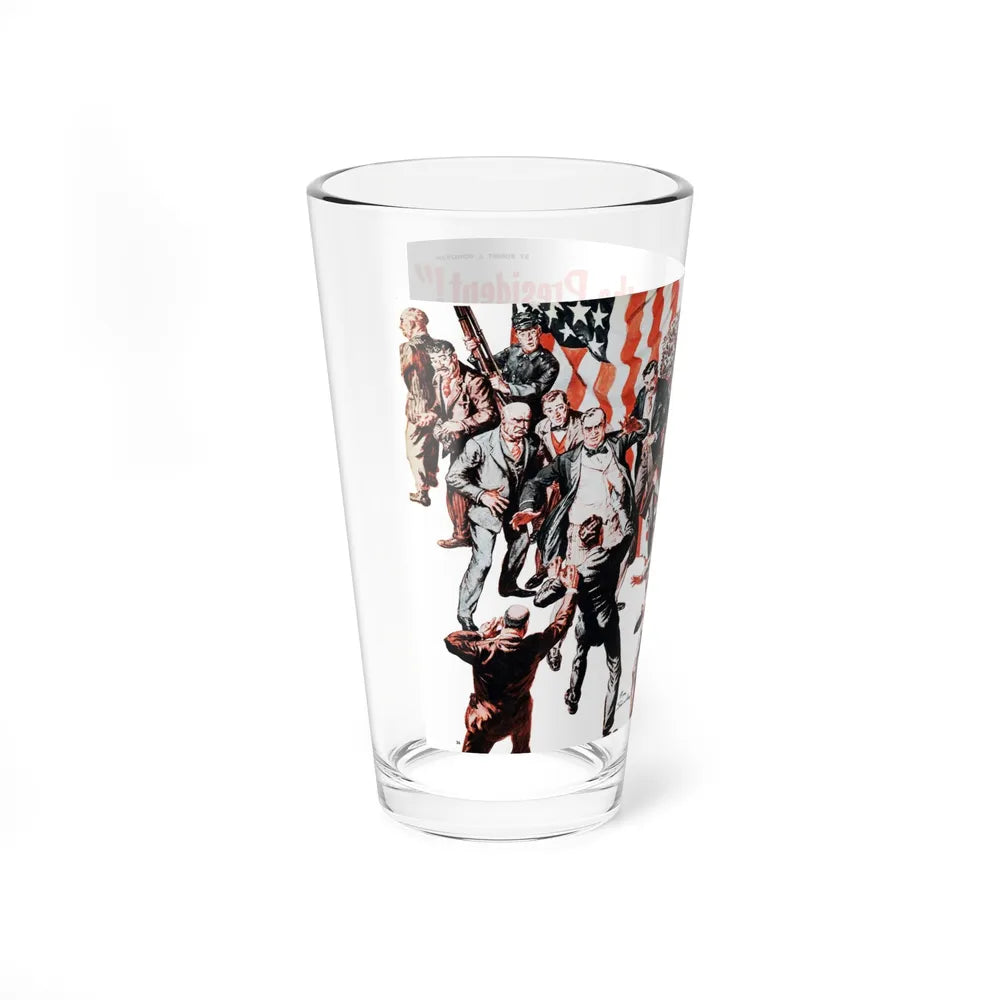 I Shot The President, Real magazine, January 1956 - Pint Glass 16oz-Go Mug Yourself