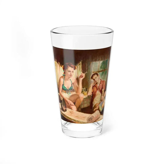 I Should Have Stayed Home, paperback cover, 1939 - Pint Glass 16oz 16oz - Go Mug Yourself