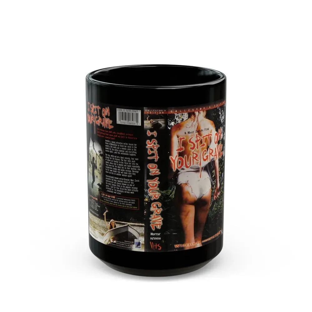 I SPIT ON YOUR GRAVE COLLECTORS EDITION (VHS COVER) - Black Coffee Mug 15oz - Go Mug Yourself