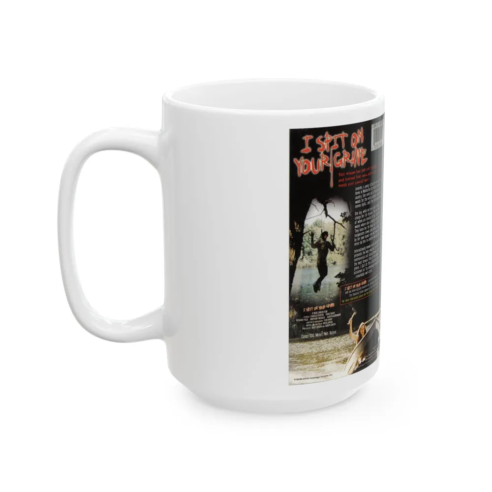 I SPIT ON YOUR GRAVE COLLECTORS EDITION (VHS COVER) - White Coffee Mug-Go Mug Yourself