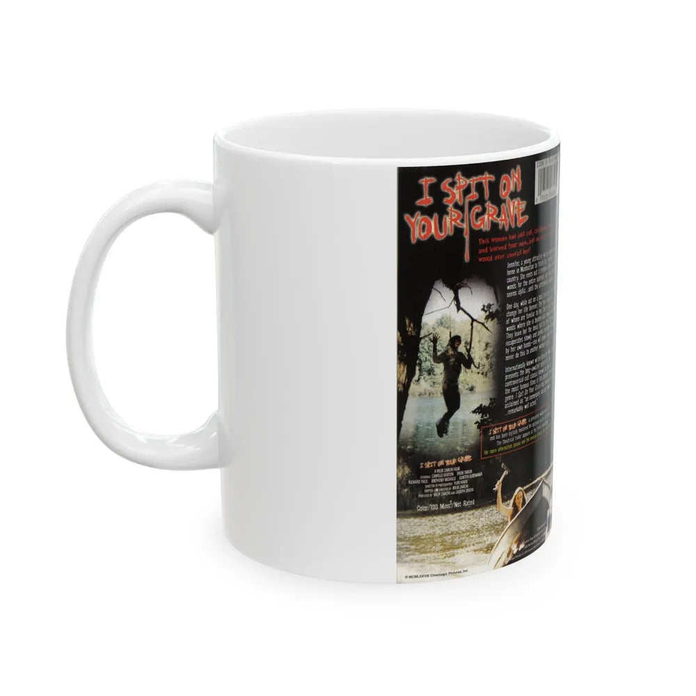 I SPIT ON YOUR GRAVE COLLECTORS EDITION (VHS COVER) - White Coffee Mug-Go Mug Yourself