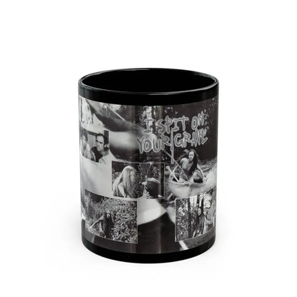 I SPIT ON YOUR GRAVE INSIDE COVER (VHS COVER) - Black Coffee Mug 11oz - Go Mug Yourself