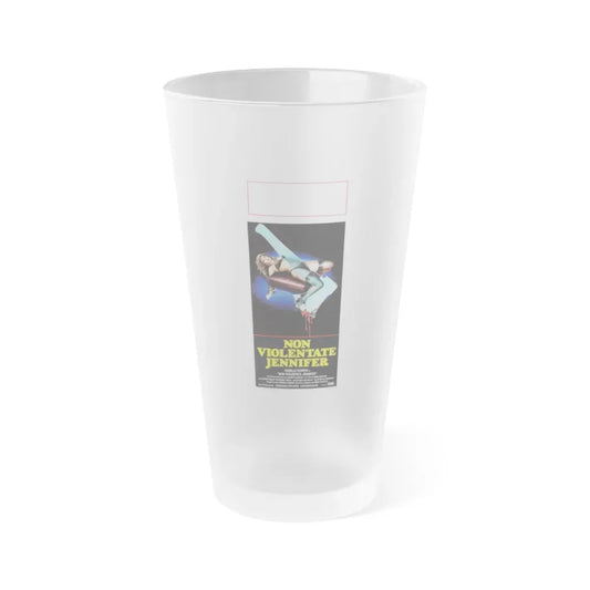 I SPIT ON YOUR GRAVE (ITALIAN) 1978 Movie Poster - Frosted Pint Glass 16oz 16oz Frosted - Go Mug Yourself