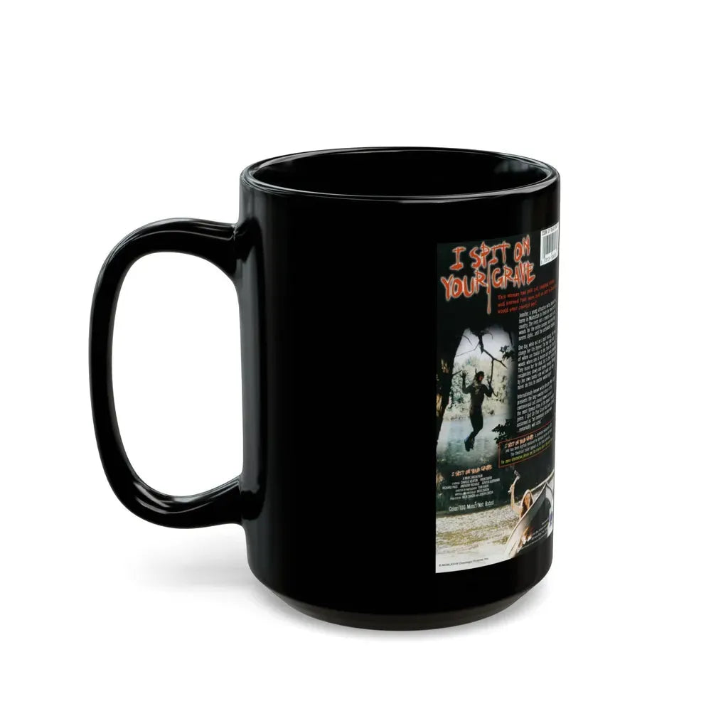 I SPIT ON YOUR GRAVE (VHS COVER) - Black Coffee Mug - Go Mug Yourself
