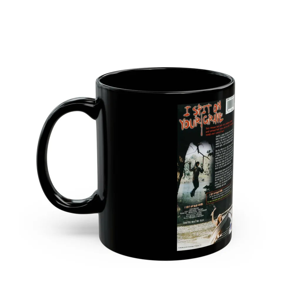 I SPIT ON YOUR GRAVE (VHS COVER) - Black Coffee Mug-Go Mug Yourself